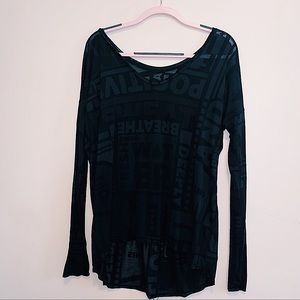 Black Lululemon “Daily Practice” Long Sleeve